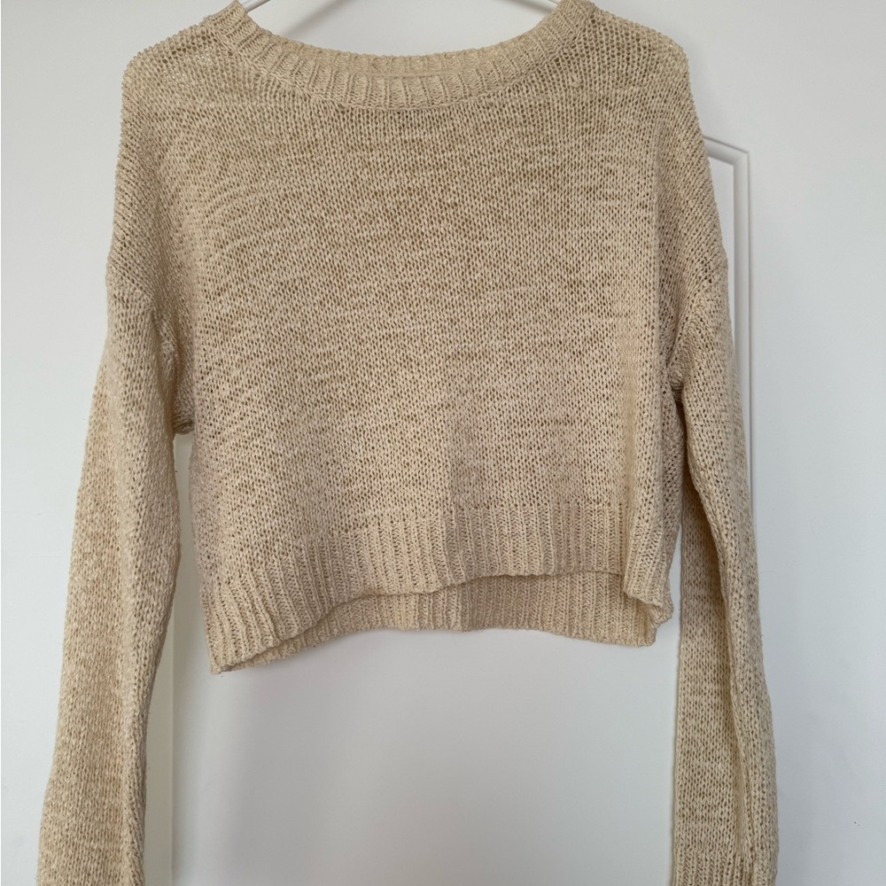 Sans Souci Beige Knit Sweater